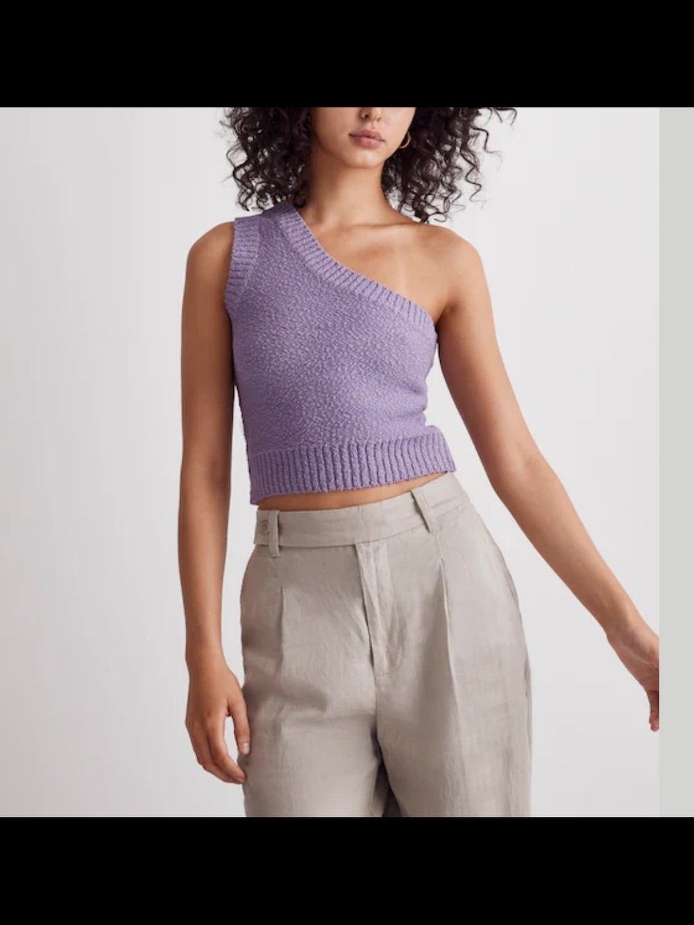 New Madewell Textural Knit One Sjpulder Sweater Tank Size XS